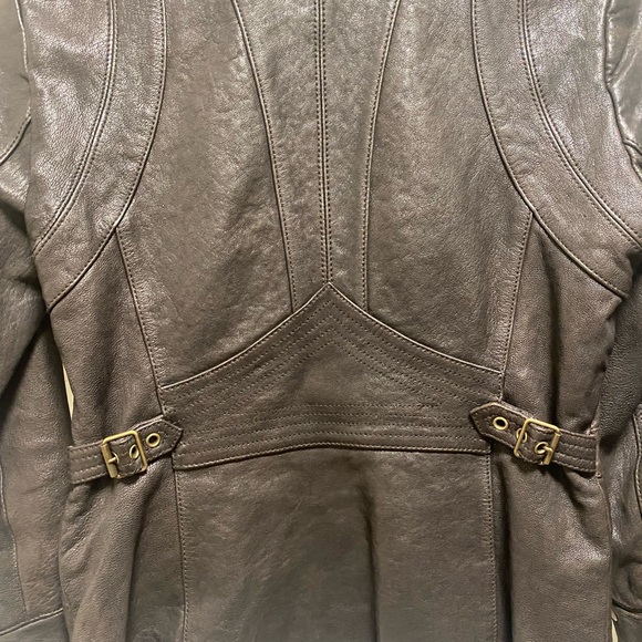 BANANA REPUBLIC LEATHER JACKET - Picture 6 of 6